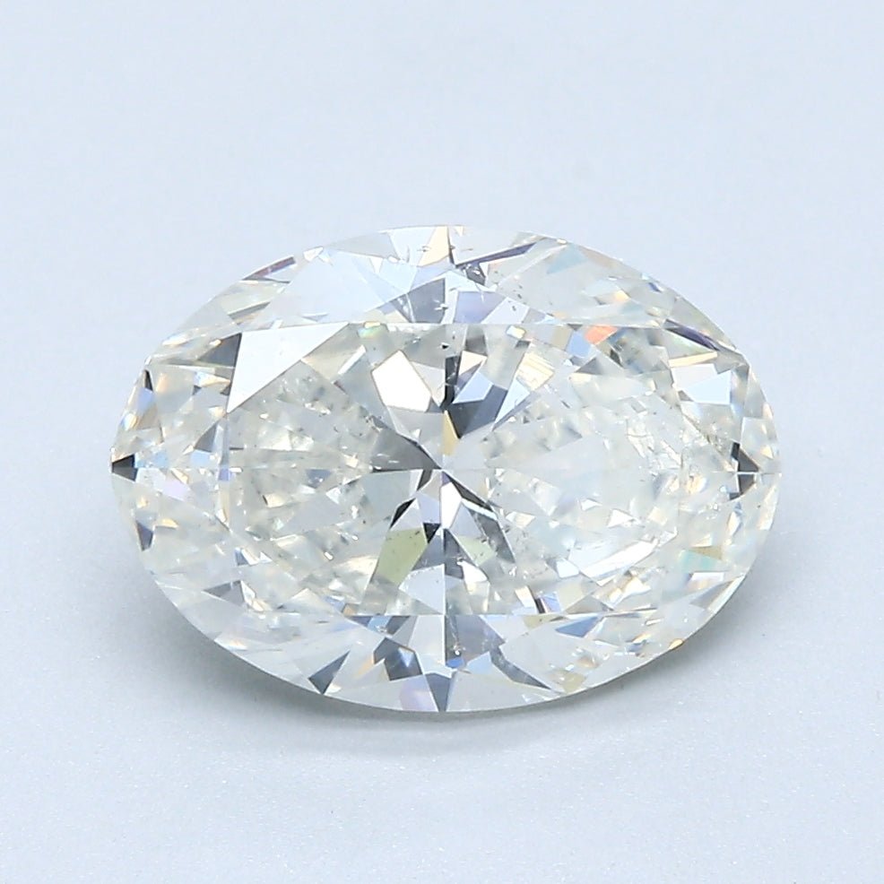 2.5 Carat Oval - Natural Diamond - 2.5 - I - SI2 - EX - EX - Diamonds By Rothschild