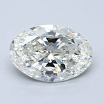 2.5 Carat Oval - Natural Diamond - 2.5 - I - SI2 - VG - EX - EX - Diamonds By Rothschild