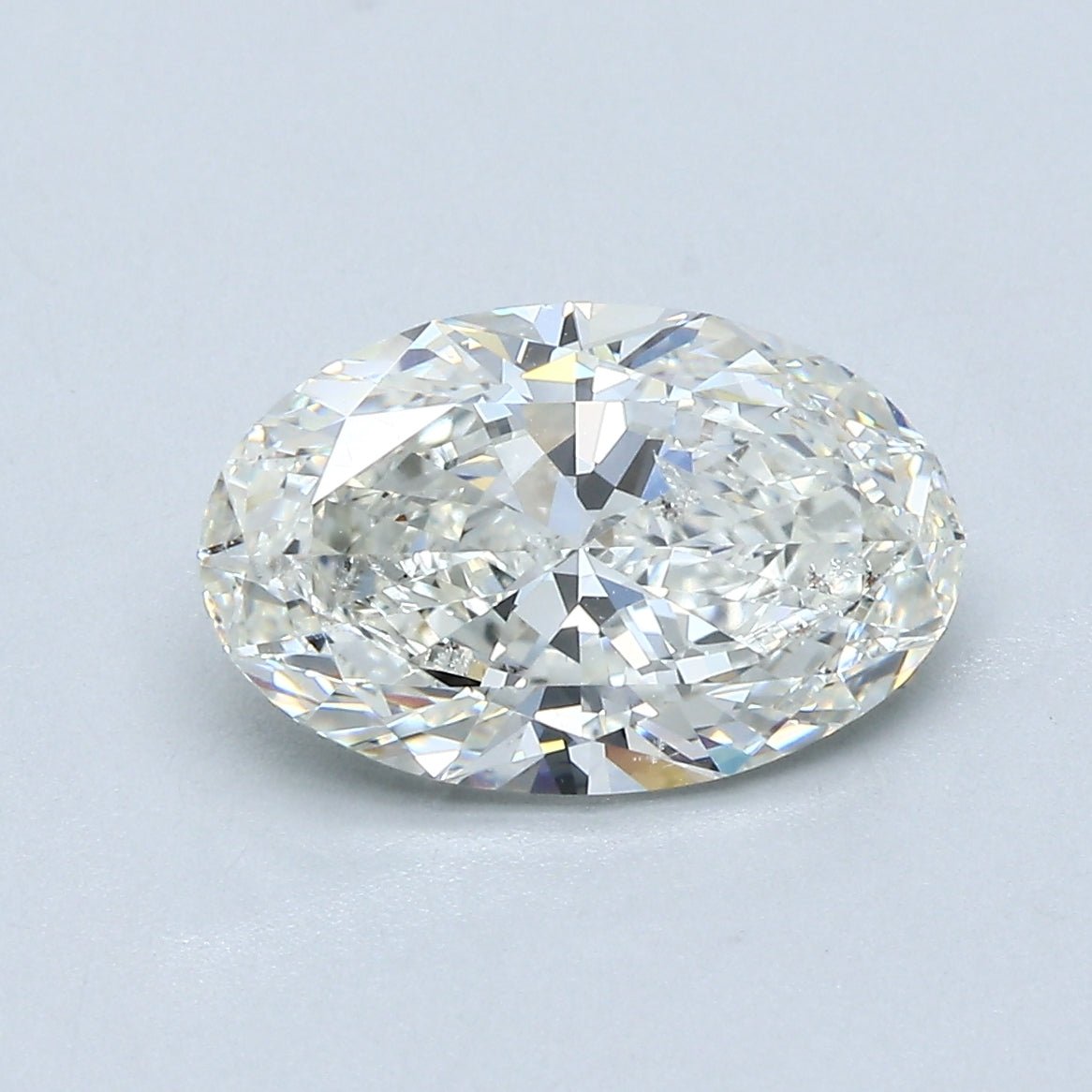 2.5 Carat Oval - Natural Diamond - 2.5 - I - SI2 - VG - EX - VG - Diamonds By Rothschild