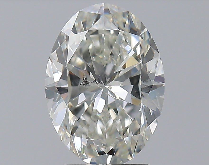 2.5 Carat Oval - Natural Diamond - 2.5 - J - SI2 - VG - EX - EX - Diamonds By Rothschild