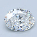 2.5 Carat Oval - Natural Diamond - 2.51 - D - SI1 - EX - VG - Diamonds By Rothschild