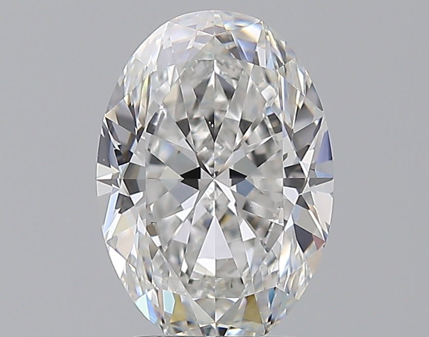 2.5 Carat Oval - Natural Diamond - 2.51 - E - VS2 - VG - EX - EX - Diamonds By Rothschild