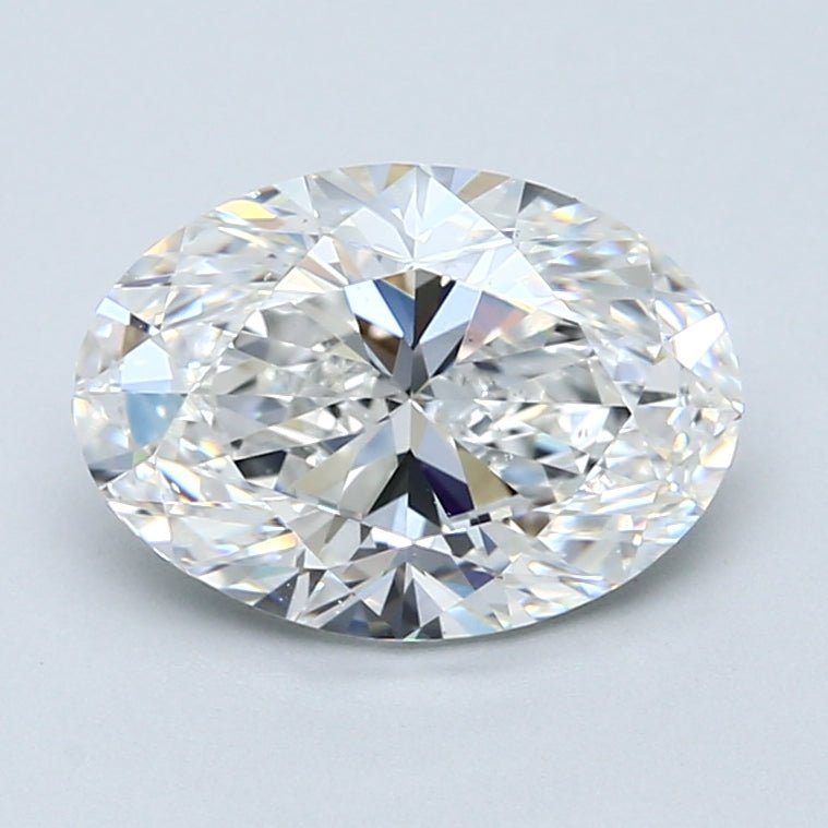 2.5 Carat Oval - Natural Diamond - 2.51 - E - VS2 - VG - EX - VG - Diamonds By Rothschild