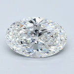 2.5 Carat OVAL - Natural Diamond - 2.51 - F - SI1 - VG - EX - VG - Diamonds By Rothschild