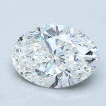 2.5 Carat Oval - Natural Diamond - 2.51 - F - SI2 - VG - EX - EX - Diamonds By Rothschild