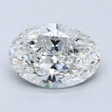2.5 Carat Oval - Natural Diamond - 2.51 - F - SI2 - VG - EX - EX - Diamonds By Rothschild