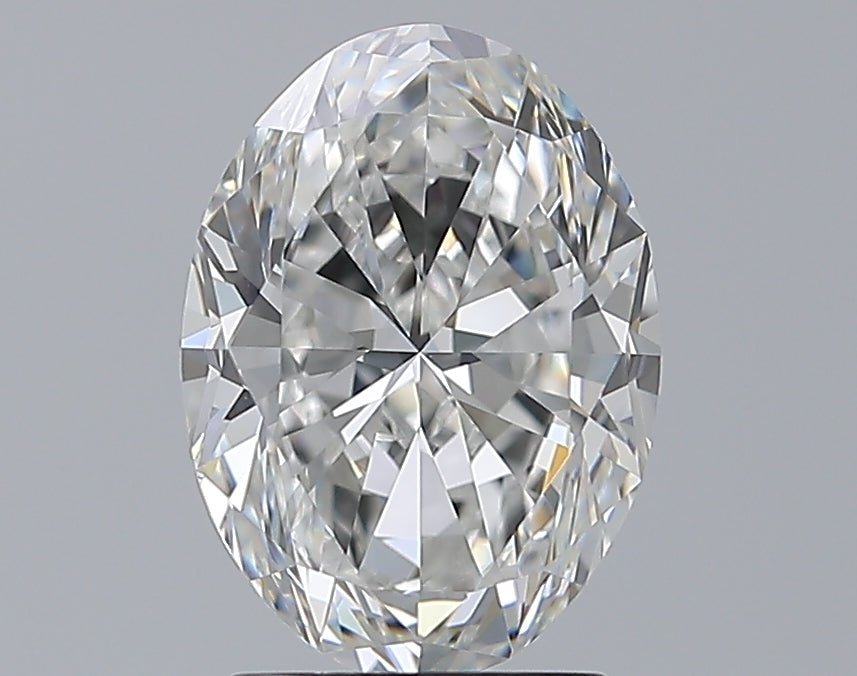 2.5 Carat Oval - Natural Diamond - 2.51 - F - VVS2 - VG - EX - EX - Diamonds By Rothschild