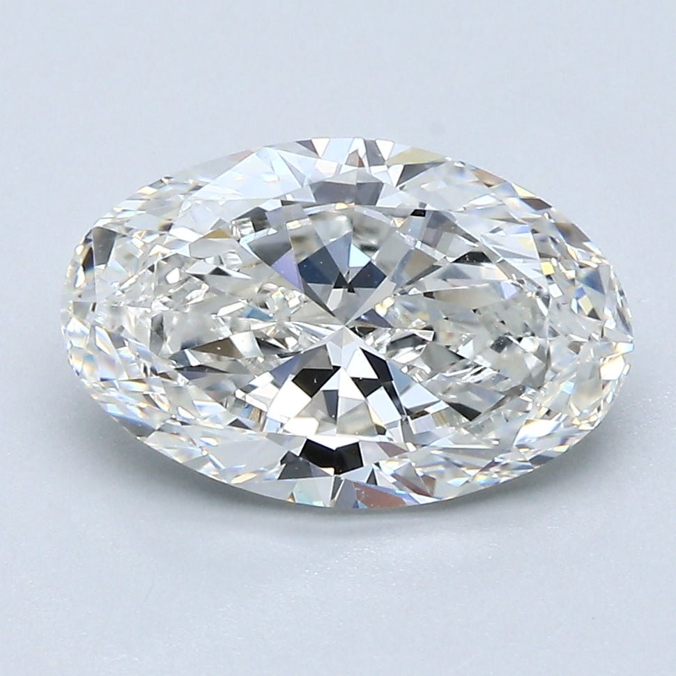 2.5 Carat Oval - Natural Diamond - 2.51 - G - VVS2 - EX - VG - Diamonds By Rothschild