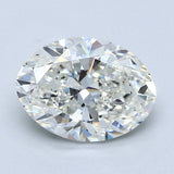 2.5 Carat Oval - Natural Diamond - 2.51 - H - VS2 - VG - EX - EX - Diamonds By Rothschild