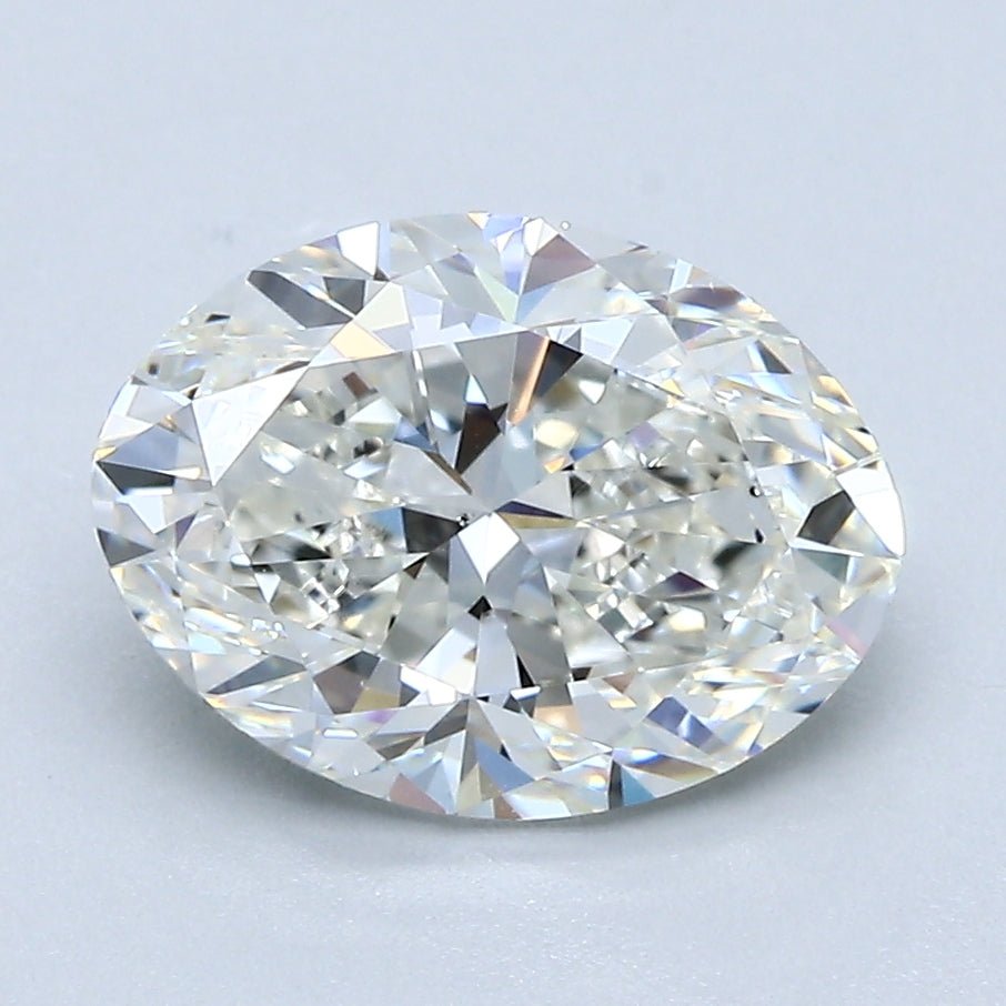 2.5 Carat Oval - Natural Diamond - 2.51 - H - VS2 - VG - EX - EX - Diamonds By Rothschild