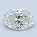 2.5 Carat Oval - Natural Diamond - 2.51 - I - SI2 - EX - EX - EX - Diamonds By Rothschild