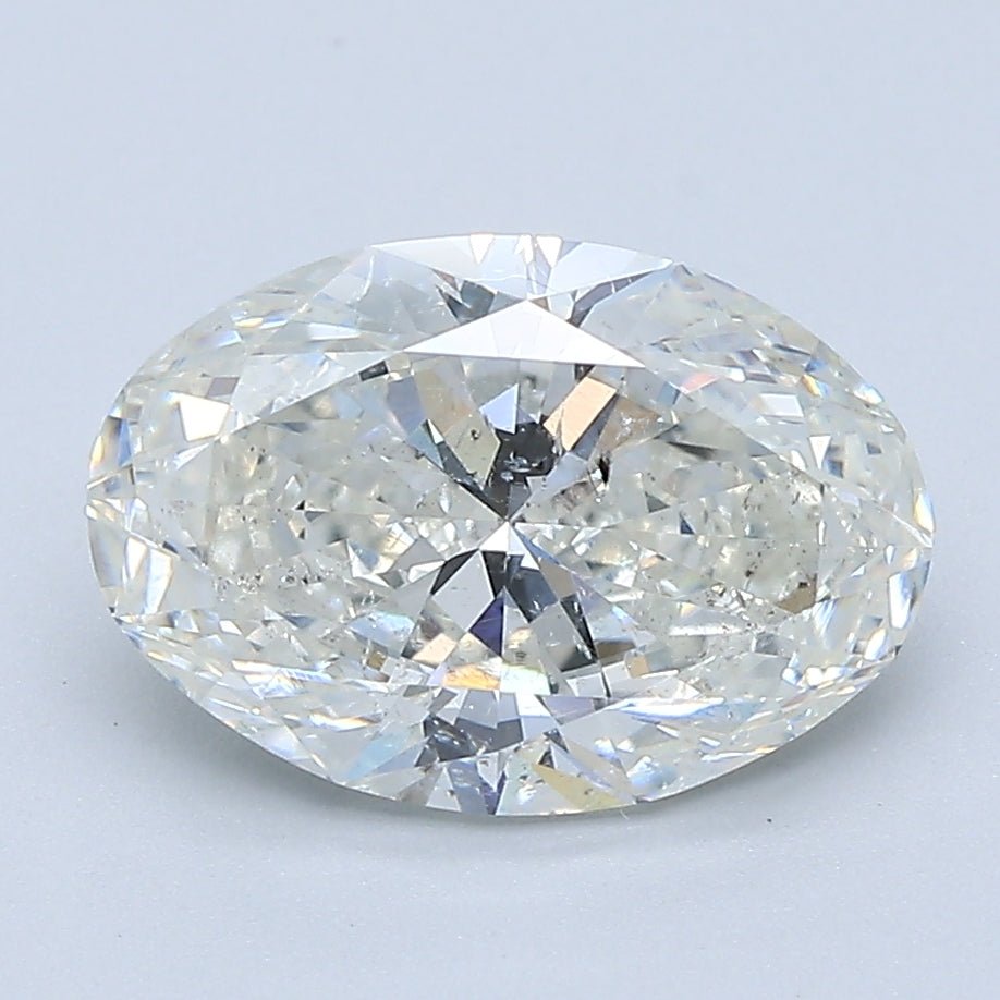 2.5 Carat Oval - Natural Diamond - 2.51 - I - SI2 - EX - EX - EX - Diamonds By Rothschild