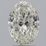 2.5 Carat Oval - Natural Diamond - 2.51 - I - SI2 - VG - EX - EX - Diamonds By Rothschild