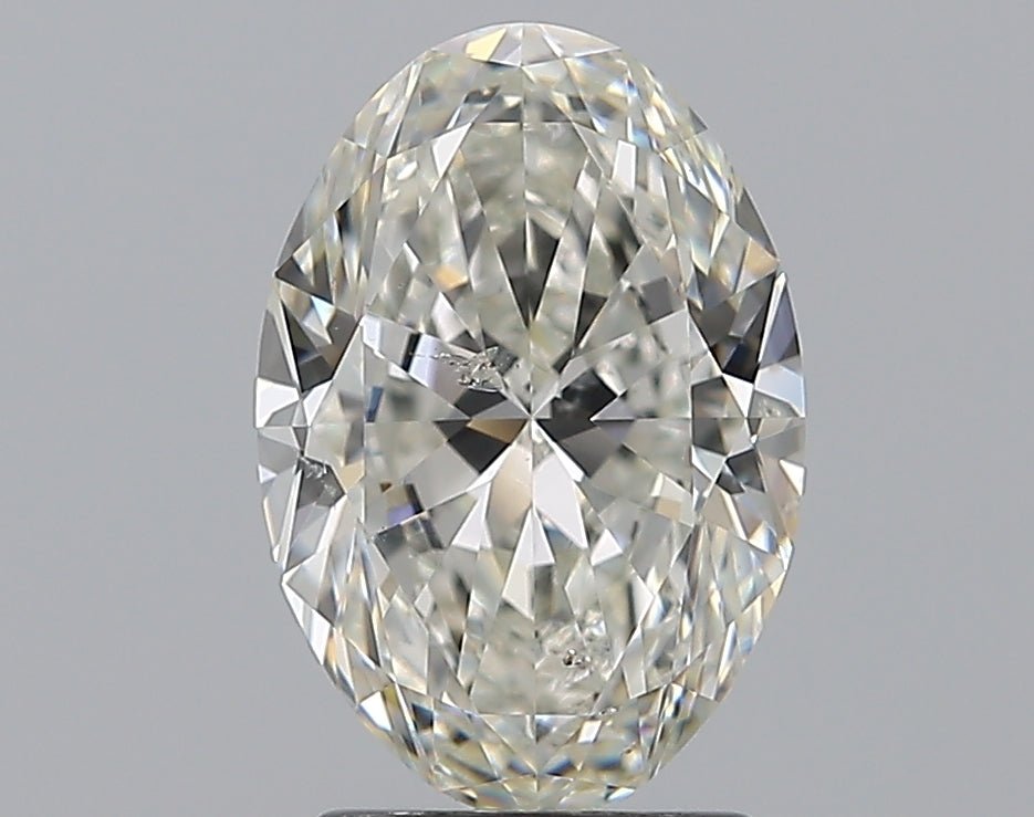 2.5 Carat Oval - Natural Diamond - 2.51 - I - SI2 - VG - EX - EX - Diamonds By Rothschild