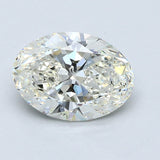 2.5 Carat OVAL - Natural Diamond - 2.51 - J - SI1 - VG - EX - EX - Diamonds By Rothschild