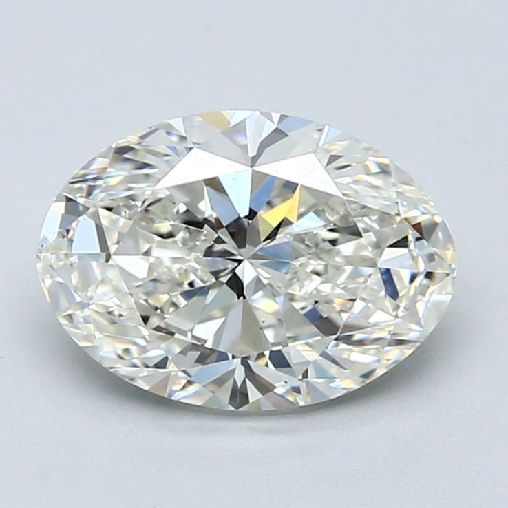 2.5 Carat Oval - Natural Diamond - 2.51 - J - VS2 - EX - VG - EX - Diamonds By Rothschild