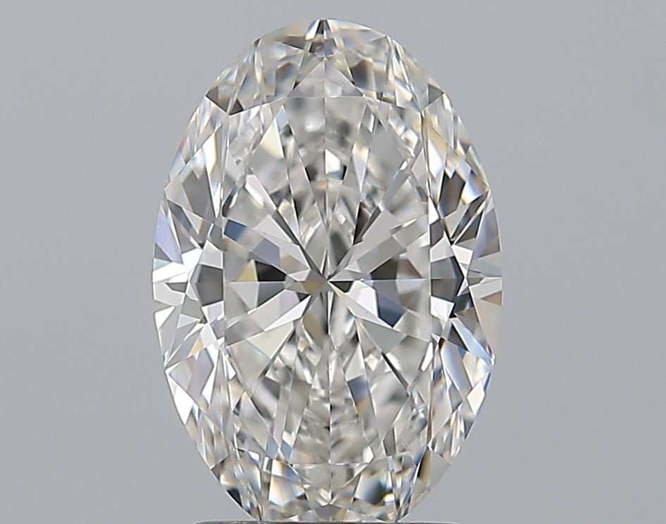 2.5 Carat Oval - Natural Diamond - 2.52 - F - VS1 - VG - EX - EX - Diamonds By Rothschild
