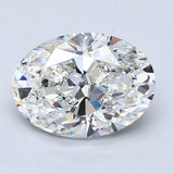 2.5 Carat Oval - Natural Diamond - 2.52 - G - VVS2 - EX - VG - Diamonds By Rothschild