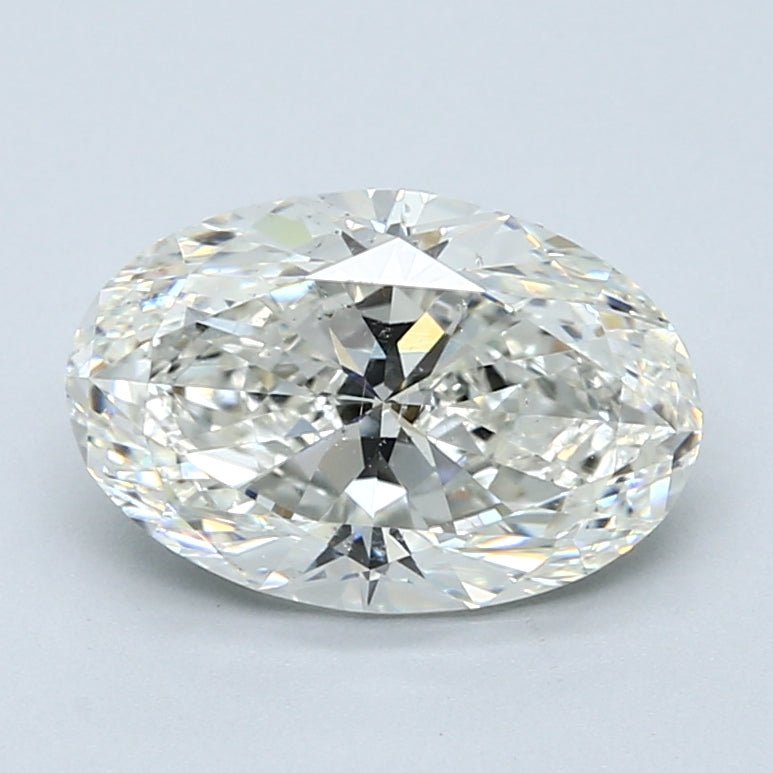 2.5 Carat Oval - Natural Diamond - 2.52 - I - SI2 - VG - EX - EX - Diamonds By Rothschild