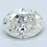 2.5 Carat Oval - Natural Diamond - 2.52 - I - SI2 - VG - EX - EX - Diamonds By Rothschild