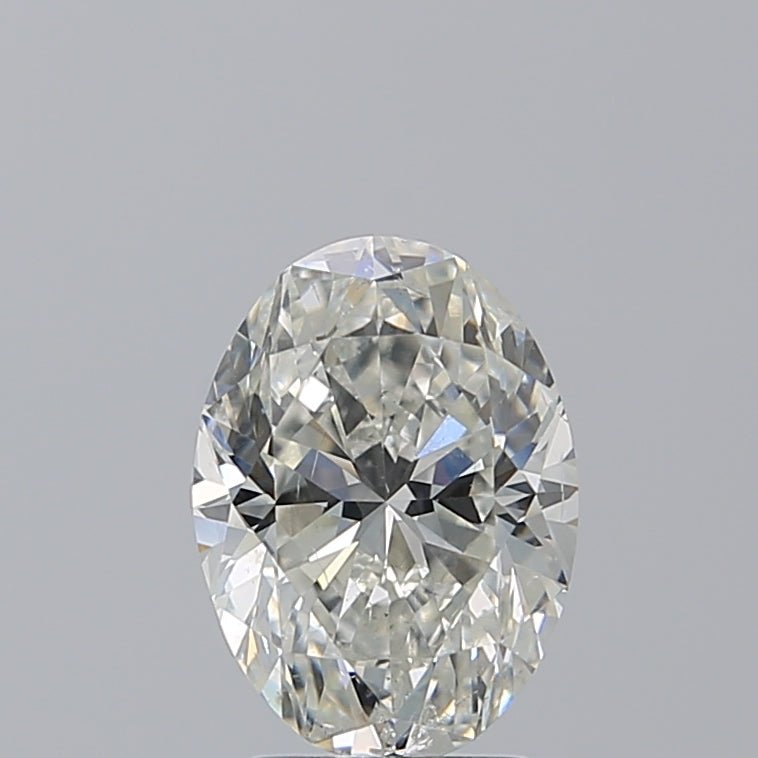 2.5 Carat Oval - Natural Diamond - 2.52 - I - SI2 - VG - EX - VG - Diamonds By Rothschild