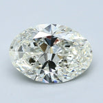 2.5 Carat Oval - Natural Diamond - 2.54 - K - I1 - VG - EX - EX - Diamonds By Rothschild