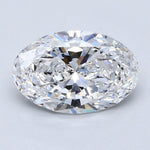 2.5 Carat Oval - Natural Diamond - 2.55 - D - VS2 - VG - EX - EX - Diamonds By Rothschild