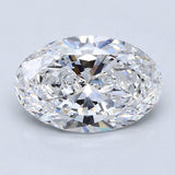 2.5 Carat Oval - Natural Diamond - 2.55 - D - VS2 - VG - EX - EX - Diamonds By Rothschild