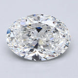 2.5 Carat Oval - Natural Diamond - 2.7 - E - SI1 - EX - EX - VG - Diamonds By Rothschild