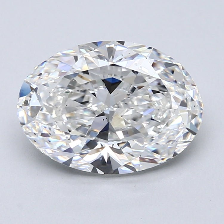 2.5 Carat Oval - Natural Diamond - 2.7 - E - SI1 - EX - EX - VG - Diamonds By Rothschild
