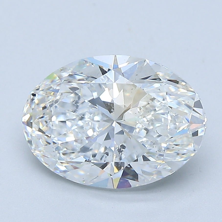 2.5 Carat Oval - Natural Diamond - 2.7 - F - SI2 - EX - VG - Diamonds By Rothschild