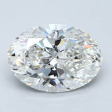 2.5 Carat Oval - Natural Diamond - 2.7 - G - VS2 - VG - EX - EX - Diamonds By Rothschild