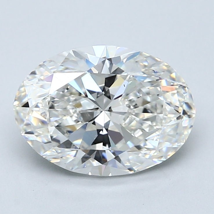 2.5 Carat Oval - Natural Diamond - 2.7 - G - VS2 - VG - EX - EX - Diamonds By Rothschild