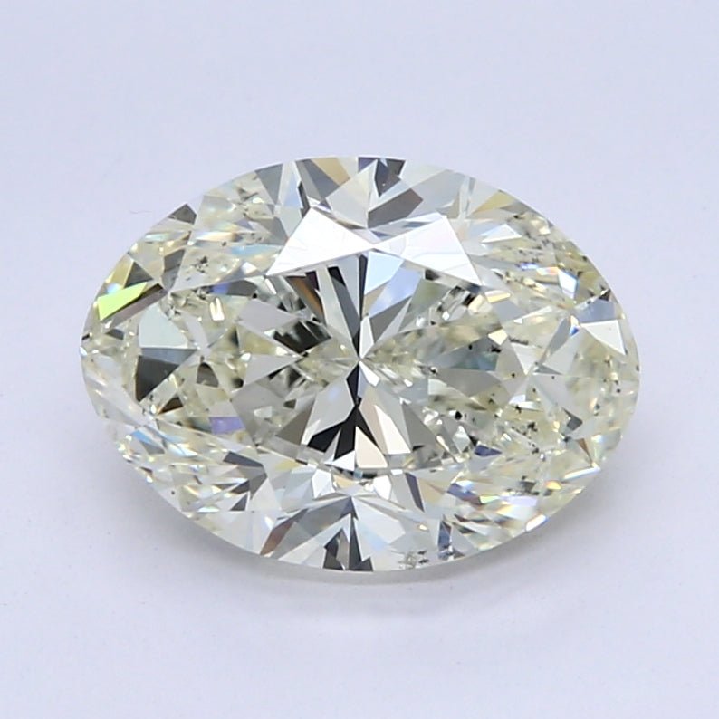 2.5 Carat Oval - Natural Diamond - 2.71 - L - SI1 - EX - EX - Diamonds By Rothschild