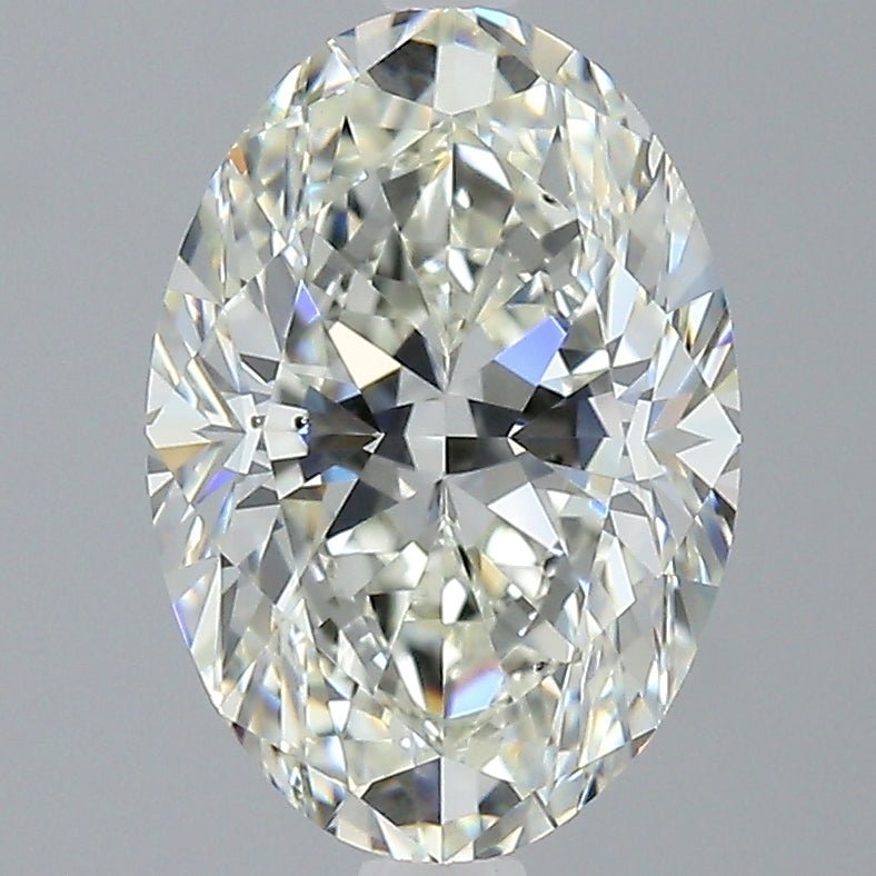 2.5 Carat Oval - Natural Diamond - 2.72 - J - SI1 - VG - EX - EX - Diamonds By Rothschild