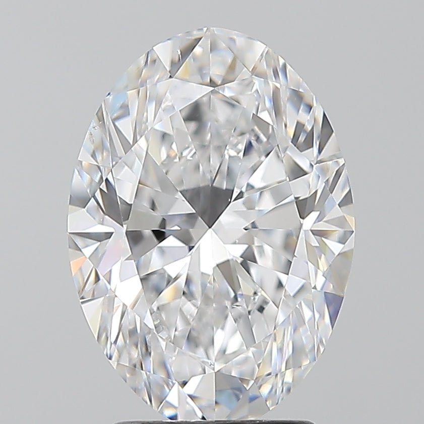 2.5 Carat Oval - Natural Diamond - 2.73 - D - VS2 - VG - EX - EX - Diamonds By Rothschild