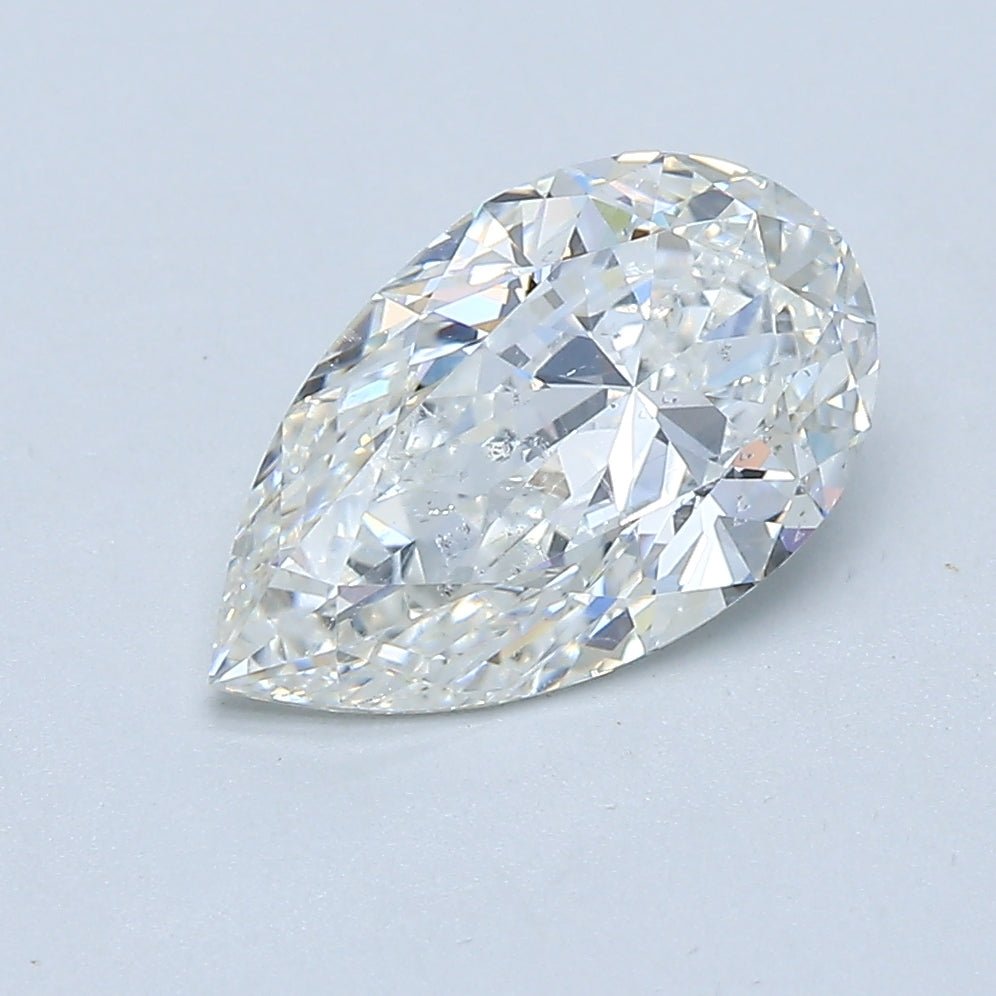2.5 Carat Pear - Natural Diamond - 1.81 - G - SI2 - VG - EX - EX - Diamonds By Rothschild