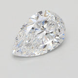 2.5 Carat Pear - Natural Diamond - 2.5 - D - VS2 - VG - EX - VG - Diamonds By Rothschild