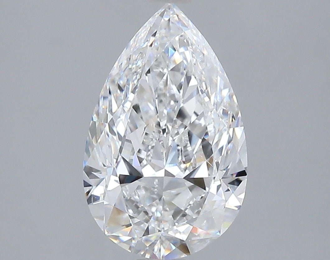 2.5 Carat Pear - Natural Diamond - 2.5 - E - Slightly Included - VG - EX - EX - Diamonds By Rothschild