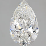 2.5 Carat Pear - Natural Diamond - 2.5 - G - SI2 - VG - EX - VG - Diamonds By Rothschild