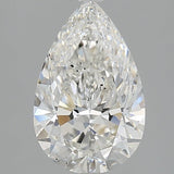 2.5 Carat Pear - Natural Diamond - 2.5 - H - SI2 - VG - EX - EX - Diamonds By Rothschild