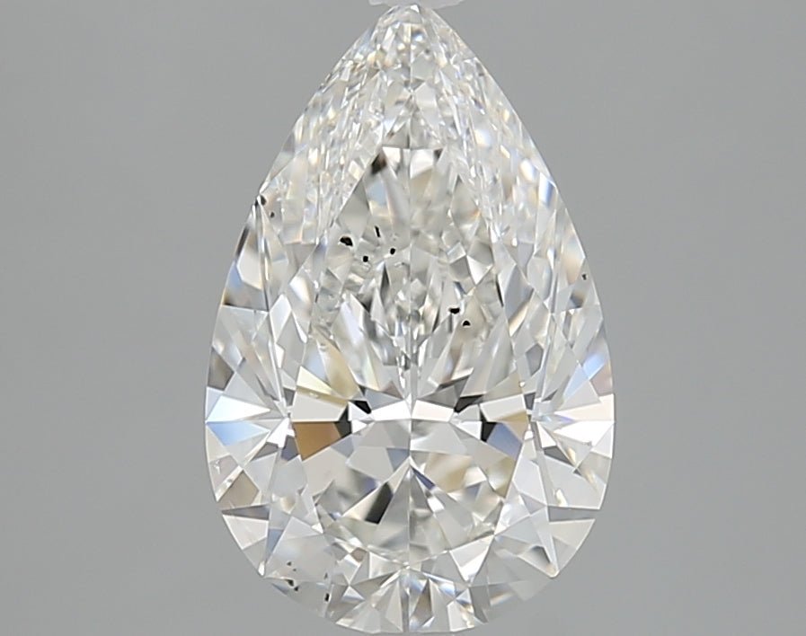 2.5 Carat Pear - Natural Diamond - 2.5 - H - SI2 - VG - EX - EX - Diamonds By Rothschild