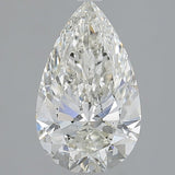 2.5 Carat Pear - Natural Diamond - 2.5 - I - SI2 - VG - EX - EX - Diamonds By Rothschild