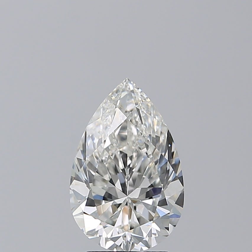 2.5 Carat Pear - Natural Diamond - 2.51 - G - VVS2 - VG - EX - EX - Diamonds By Rothschild