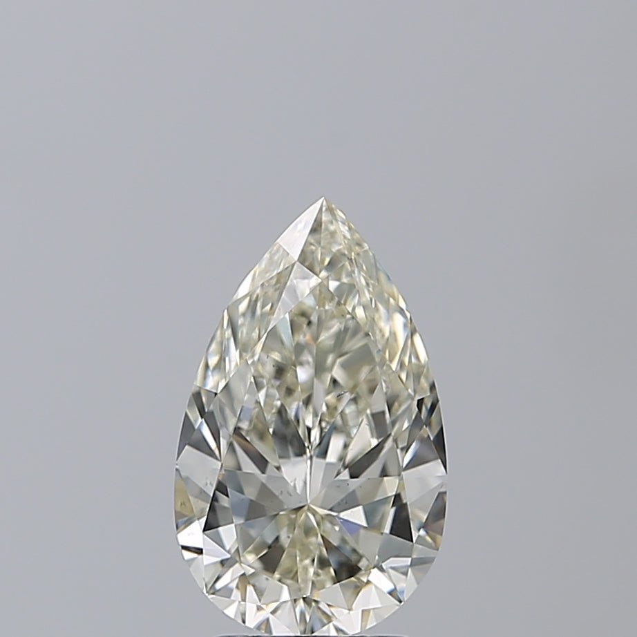 2.5 Carat Pear - Natural Diamond - 2.71 - K - SI1 - VG - EX - EX - Diamonds By Rothschild