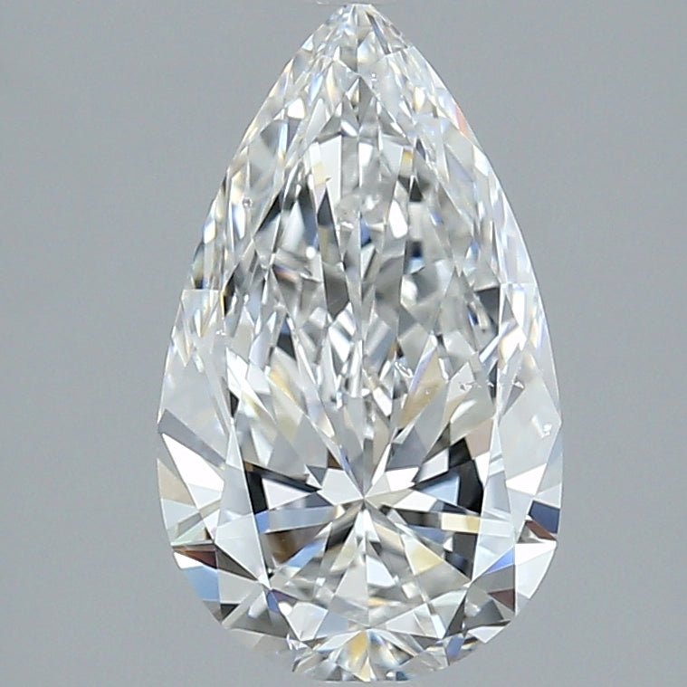 2.5 Carat Pear Shape Cut Natural Diamond - E SI1 - 2.5ct - VG Cut Grade - Diamonds By Rothschild