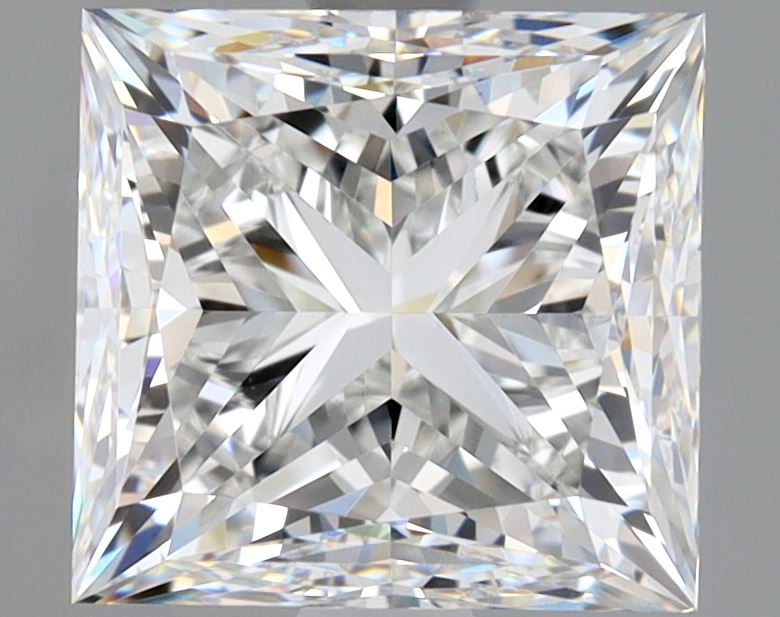 2.5 Carat Princess - Natural Diamond - 2.5 - E - VS1 - EX - EX - Diamonds By Rothschild