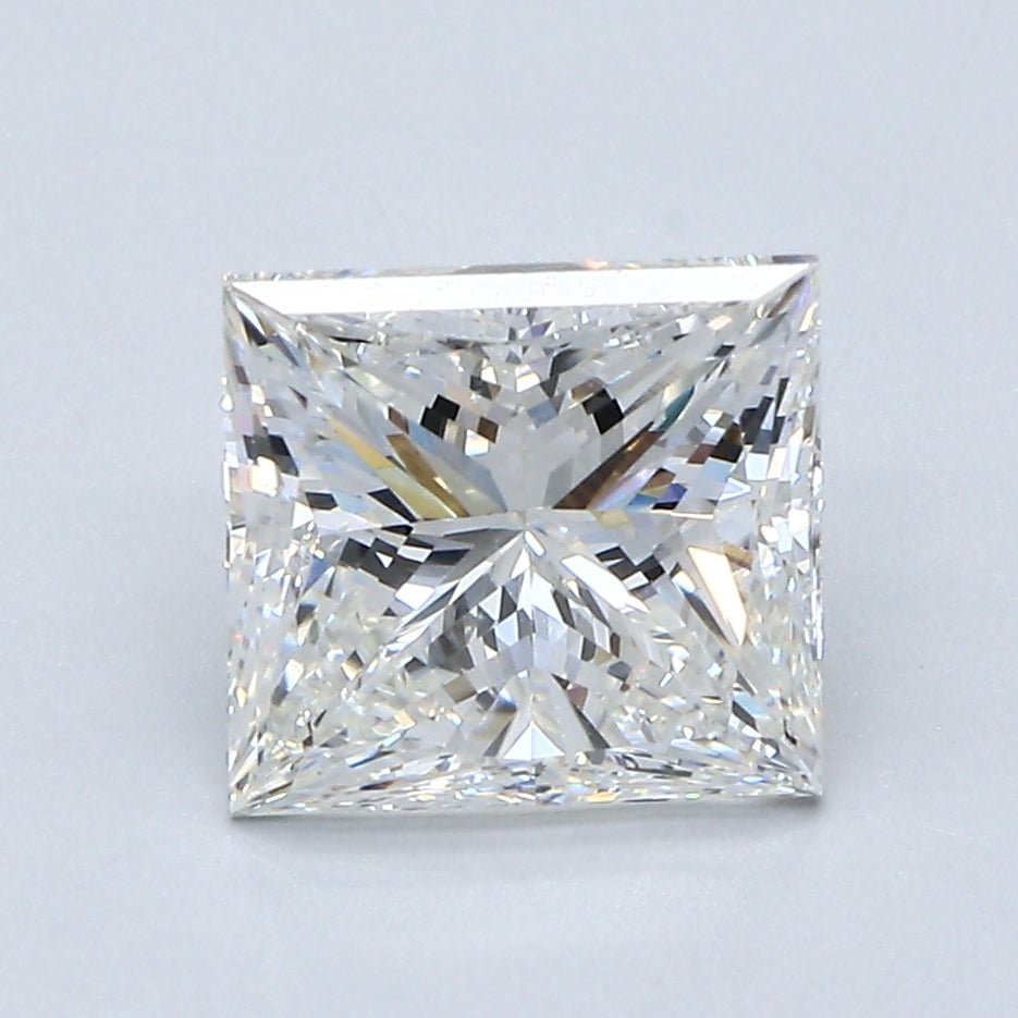 2.5 Carat Princess - Natural Diamond - 2.5 - H - VS1 - G - G - Diamonds By Rothschild