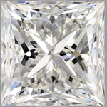 2.5 Carat Princess - Natural Diamond - 2.5 - I - SI1 - EX - EX - Diamonds By Rothschild