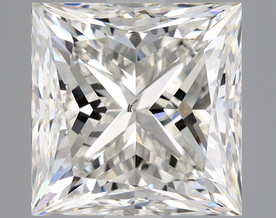 2.5 Carat Princess - Natural Diamond - 2.5 - I - SI1 - EX - EX - Diamonds By Rothschild